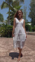 Kleid Weiß 4074 F FRESH COTTON